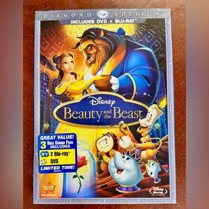 Disney Beauty and the Beast Blu-ray Combo Pack